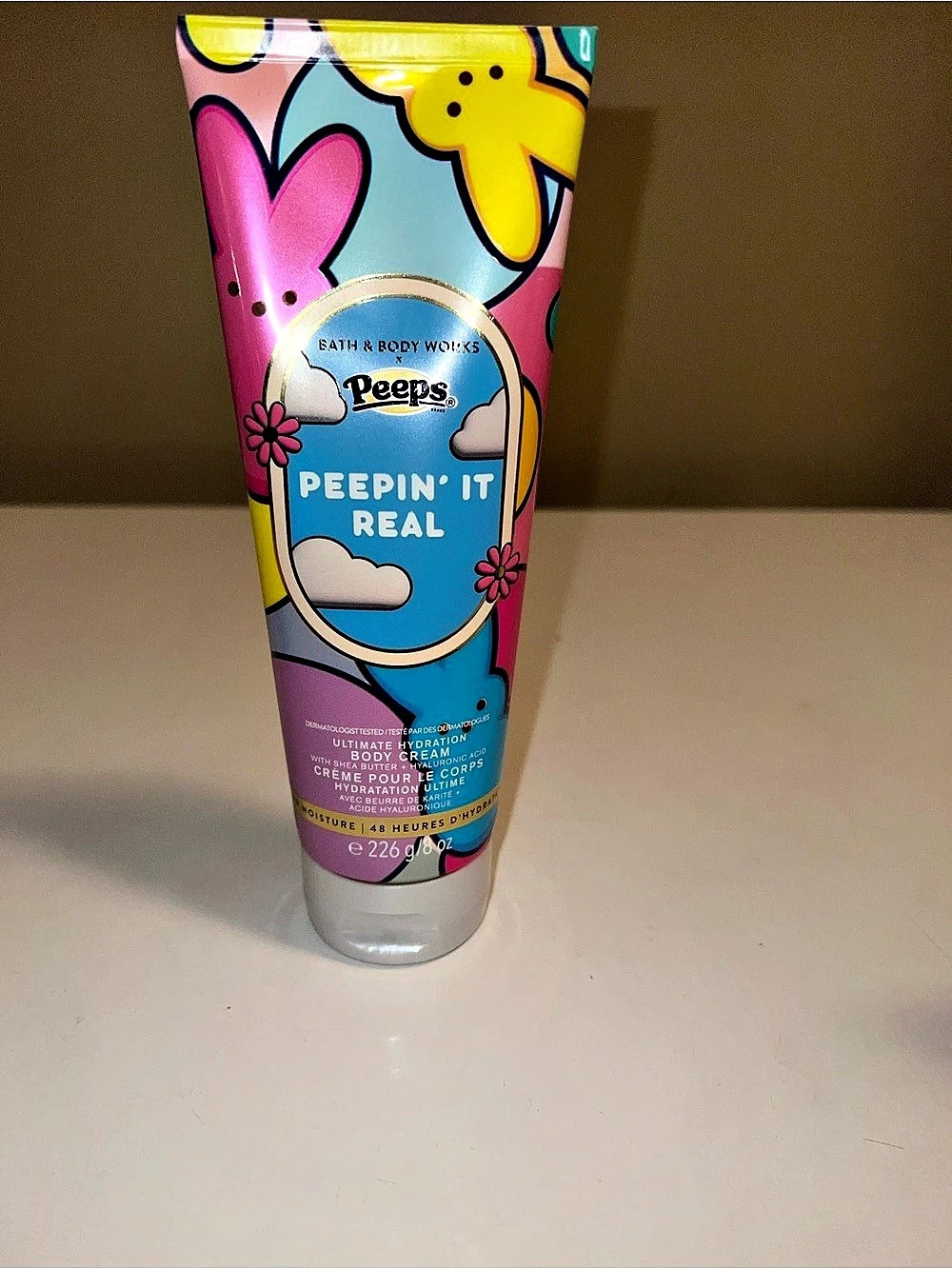 3/$30- Bath and Body Works x Peeps Peepin' It Reel Body Cream